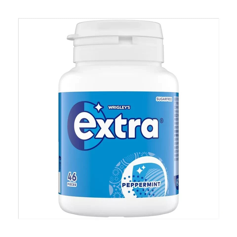 WRIGLEY’S Extra Peppermint Tub 6 x 46 Pieces Chewing Gum Sugar Only £27.99