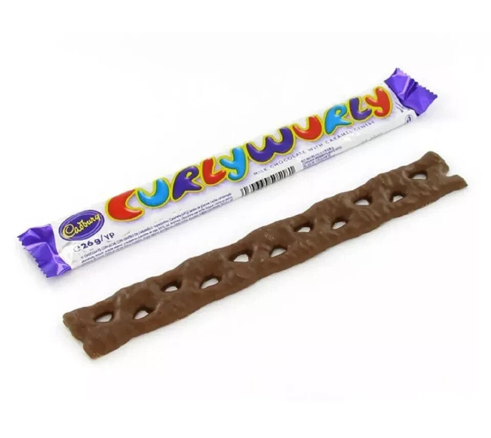 48 X CADBURY Curly Wurly Chocolate Bars - 48X21.5G Royal Mail Tracked
