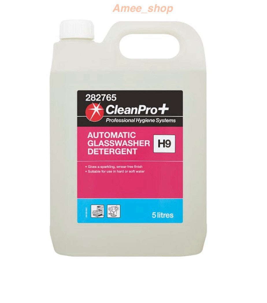 Clean Pro+ Automatic Glass Washer Cleaning Detergent 5 Litres H9