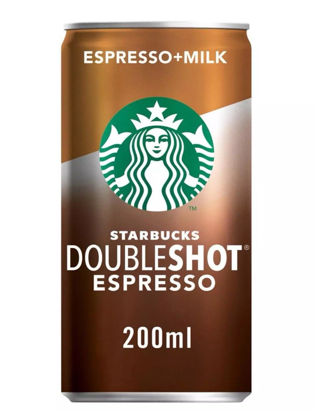 Starbucks Doubleshot Espresso + Milk Coffee Arabica Ready to Drink Pack 12x200ml