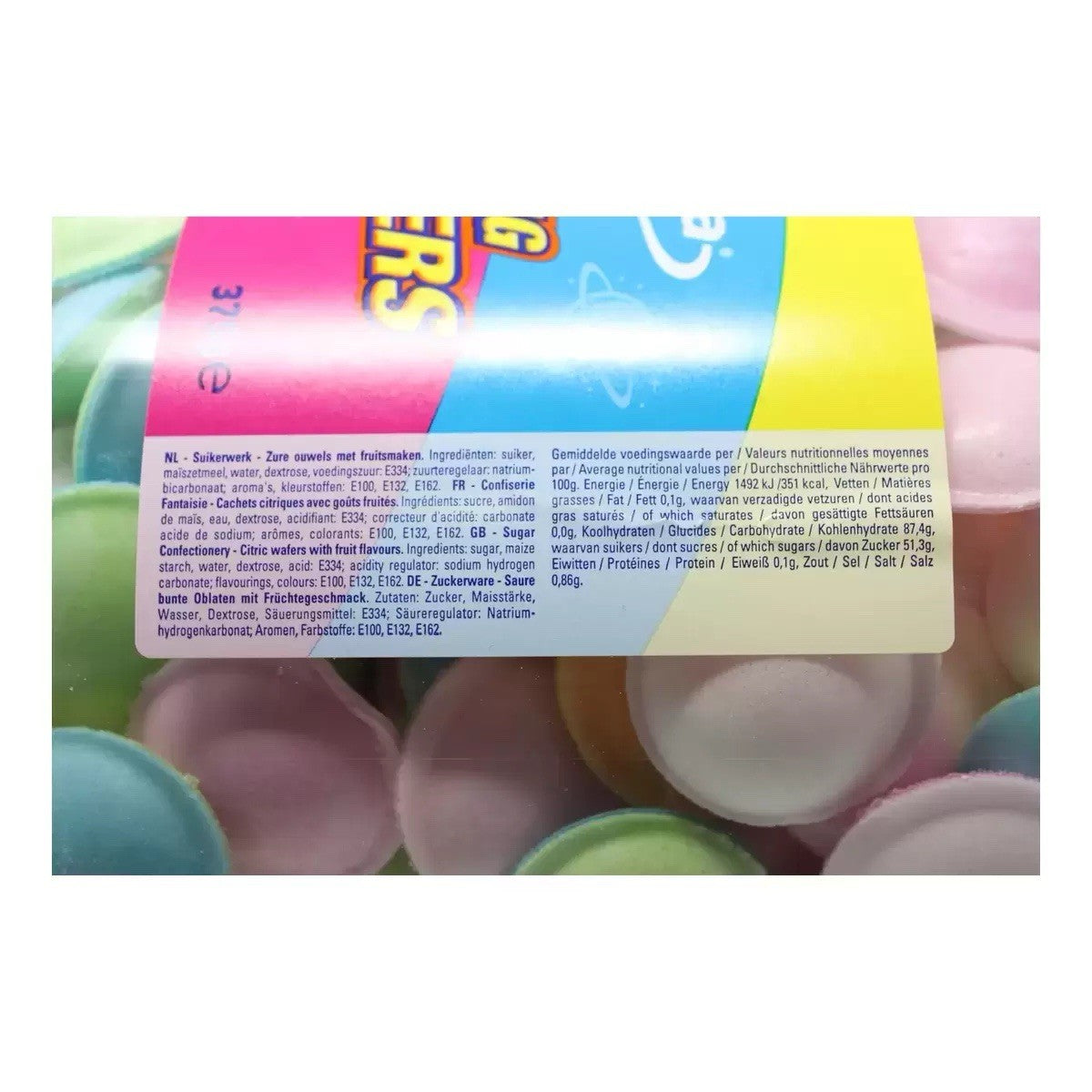 Sour Mix Frisia Flying Saucers Tub Retro Sweets New UFOs