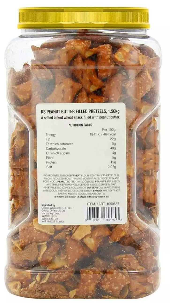 Kirkland Signature H.K.Anderson Peanut Butter Filled Pretzel Nuggets Pack 1.56kg