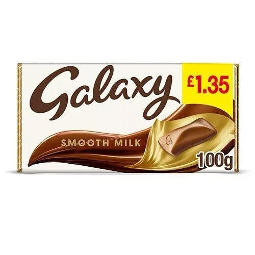 Galaxy Milk Smooth Chocolate Full Case 24 X100g Tracked Postage