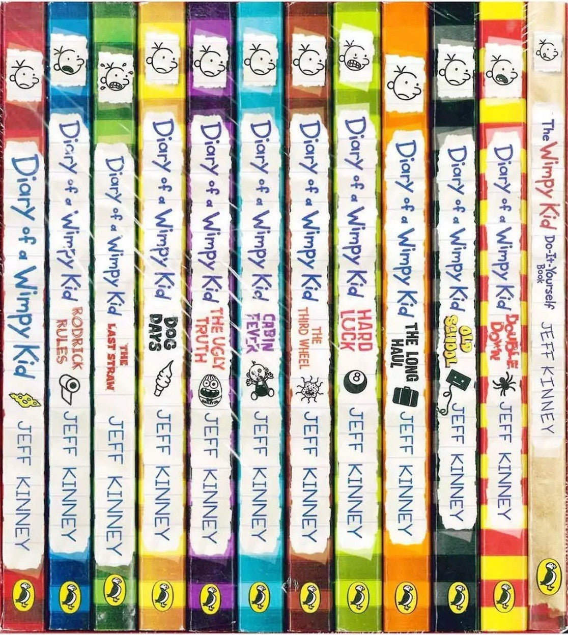 Diary of a Wimpy Kid Classic Reading Collection by Jeff Kinney- 12 Books Box Set