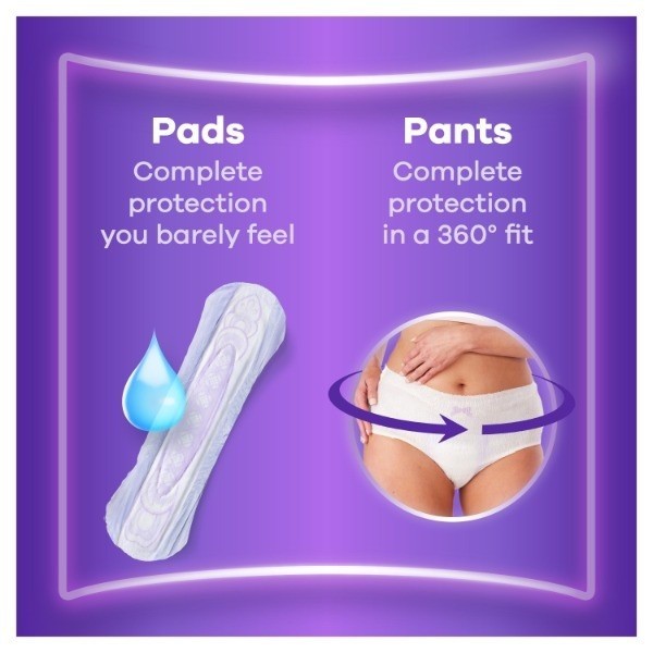 Always Discreet Long Plus Sensitive Bladder Extra Secure Protect Pack 2x 28 Pads