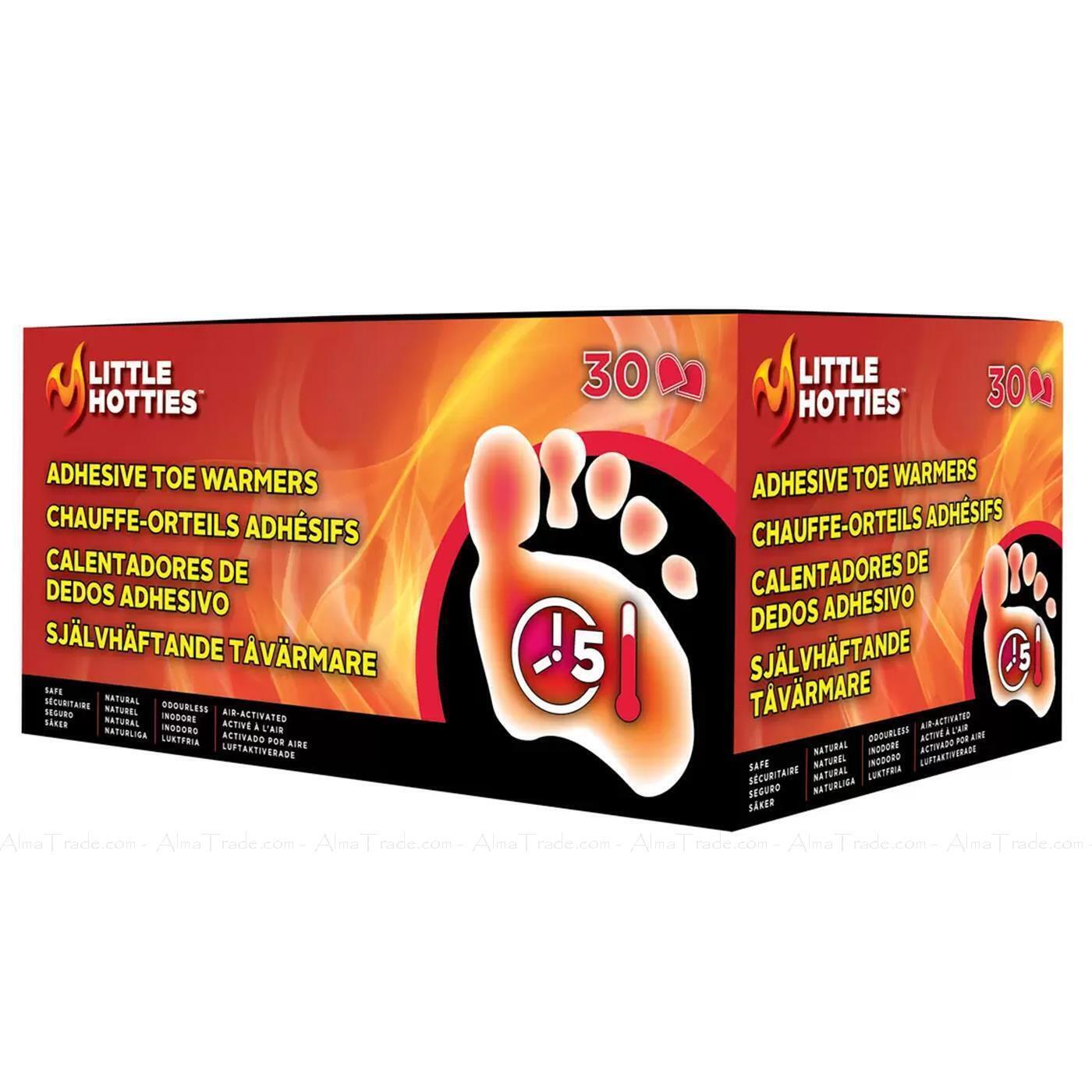 Little Hotties Adhesive Toe Warmers Heat - 30 Pairs