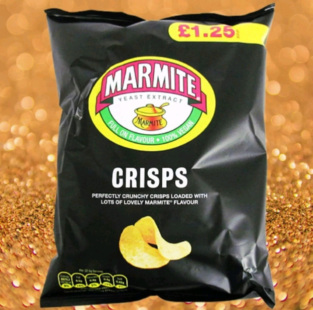 Golden Wonder Marmite Crisps 18 x 65g Bags Price Marked £1.25 Free Delivery