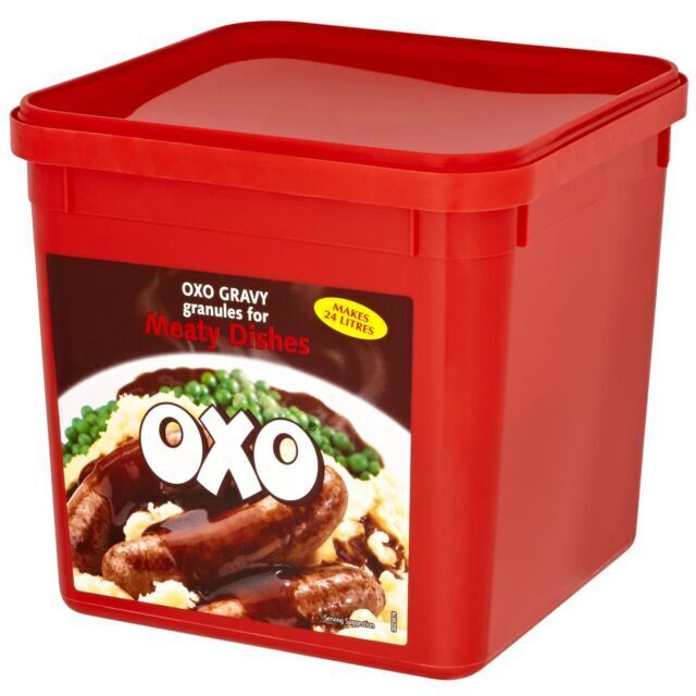 1.58Kg Beef Oxo Granules Tub Ideal Gravy Stock Etc