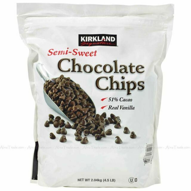 Kirkland Signature Semi Sweet Chocolate Chips - 2.04 kg
