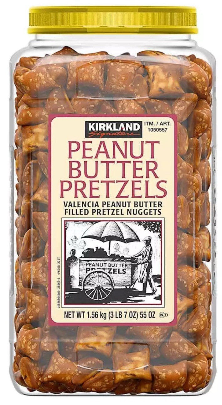 Kirkland Signature H.K.Anderson Peanut Butter Filled Pretzel Nuggets Pack 1.56kg