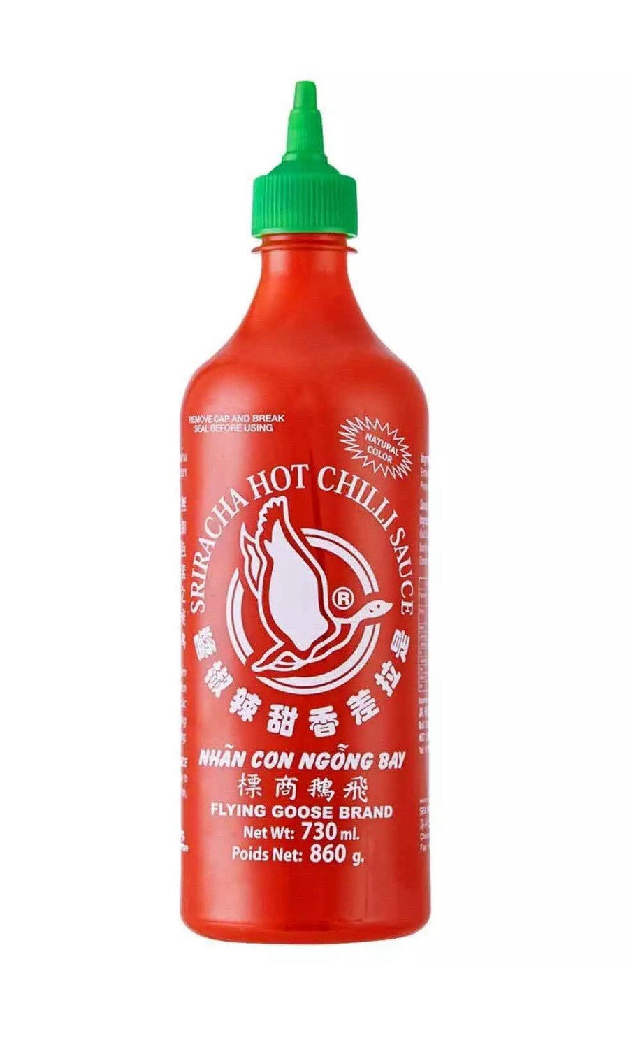 Flying Goose Brand Sriracha Hot Chilli Sauce Flavour Spicy Taste Pack 2 x 730ml