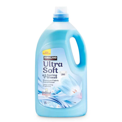 Kirkland Signature Ultra Soft Spring Breeze Fabric Conditioner 250 Wash Pack 5L