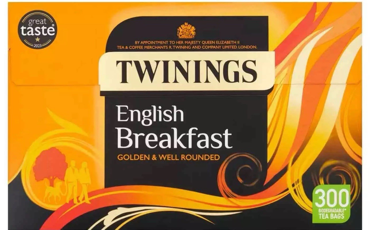 Twinings English Breakfast Black Tea Golden & Well Rounded Taste Pack 300 Bags