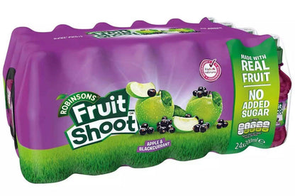Robinsons Fruit Shoot Juice Real Apple & Blackcurrant Kids Bottle Pack 24x200ml