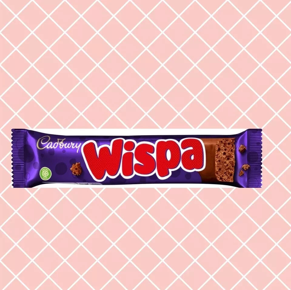 Full Box of 48 Bars Cadbury Wispa Full Size Bar 36g Tracked P&P ~Good