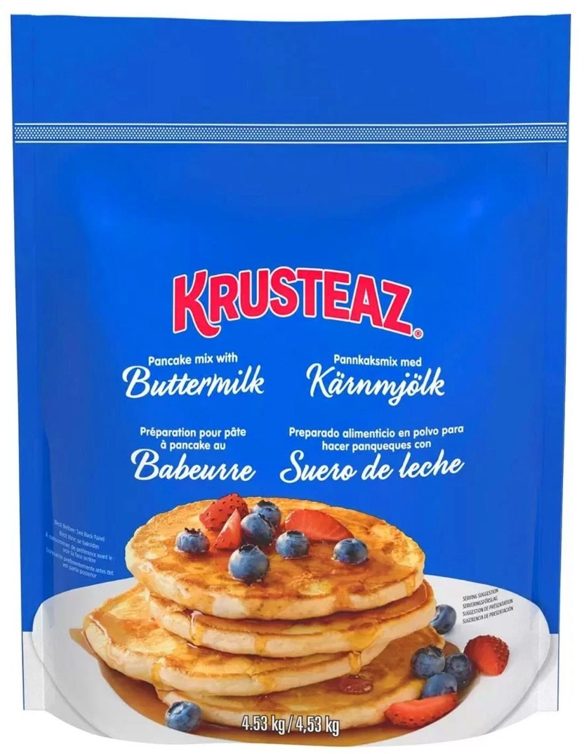 Krusteaz Buttermilk Complete Pancake Mix Just Add Water Fluffy Pack 2 x 4.53kg