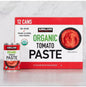 Kirkland Signature Organic Tomato Paste Pizza Pasta Sauce Tin Cans Pack 12x170g