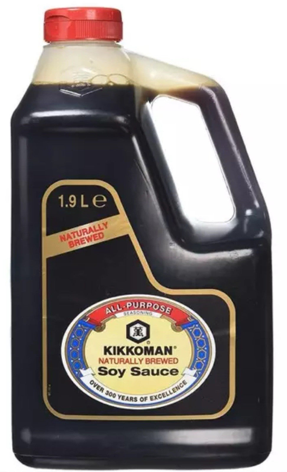 Kikkoman Naturally Brewed Soy Sauce, All Purpose Seasoning 1.9 Litre