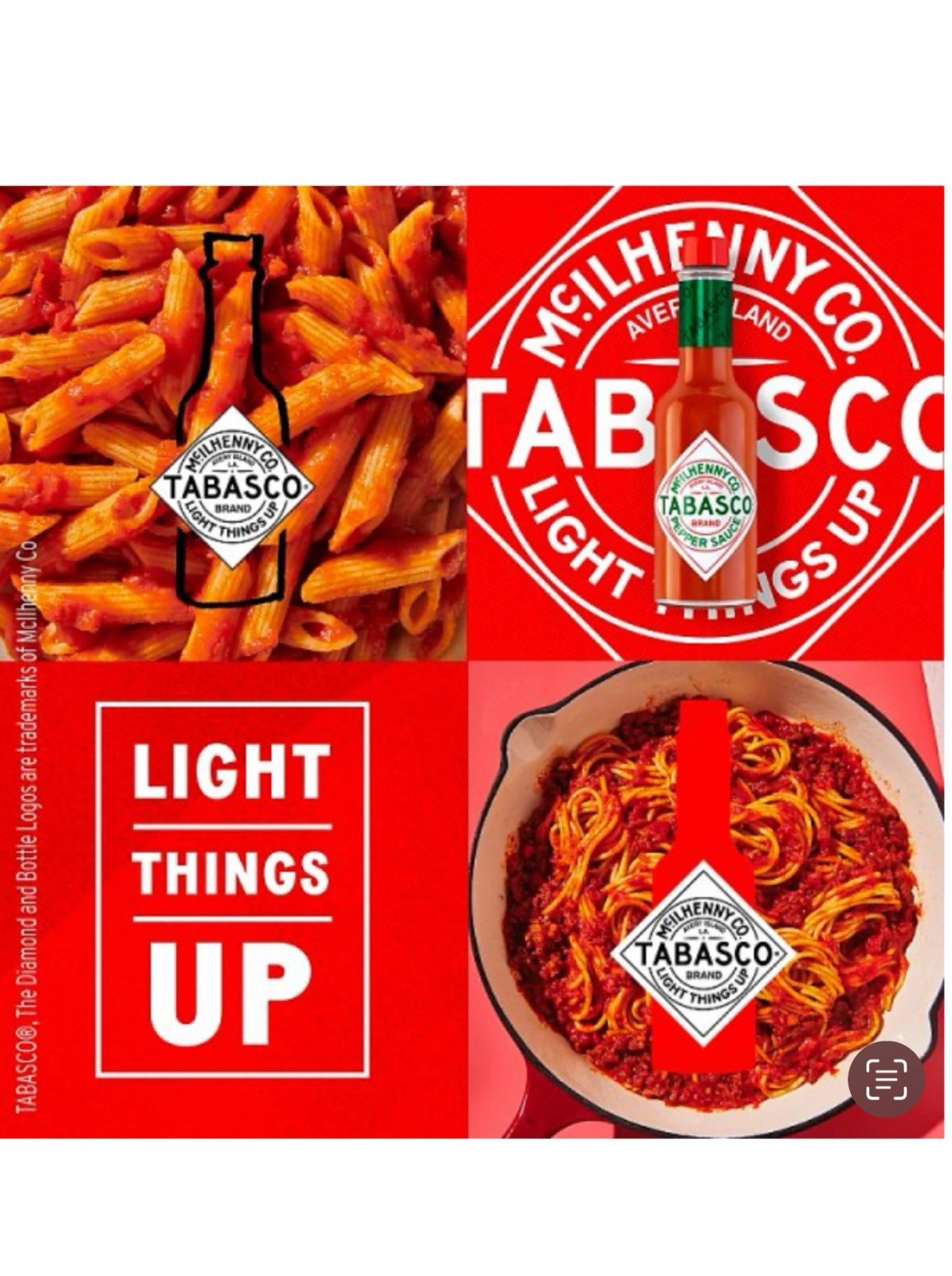  4 x 350ml Original Mcilhenny Company Tabasco Pepper / Sauce Large Bottles