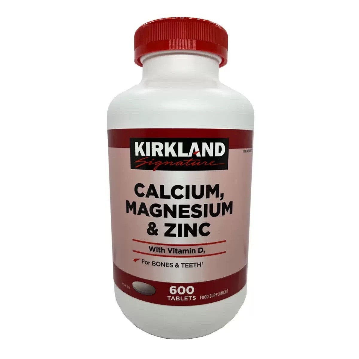 Kirkland Signature Calcium Citrate, Magnesium & Zinc + Vitamin D3, 600 Tablets