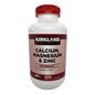 Kirkland Signature Calcium Citrate, Magnesium & Zinc + Vitamin D3, 600 Tablets