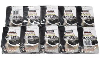Kirkland Signature Roasted Seasoned Seaweed Winter Harvest Snack Pack 10 x 17g