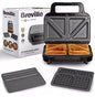 Breville 3 in 1 Sandwich Waffle and Panini Maker Snack Cut & Seal System VST098