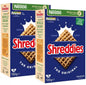 2x Nestle Shreddies The Original Breakfast Cereal, Contains Iron & Vitamins 630g