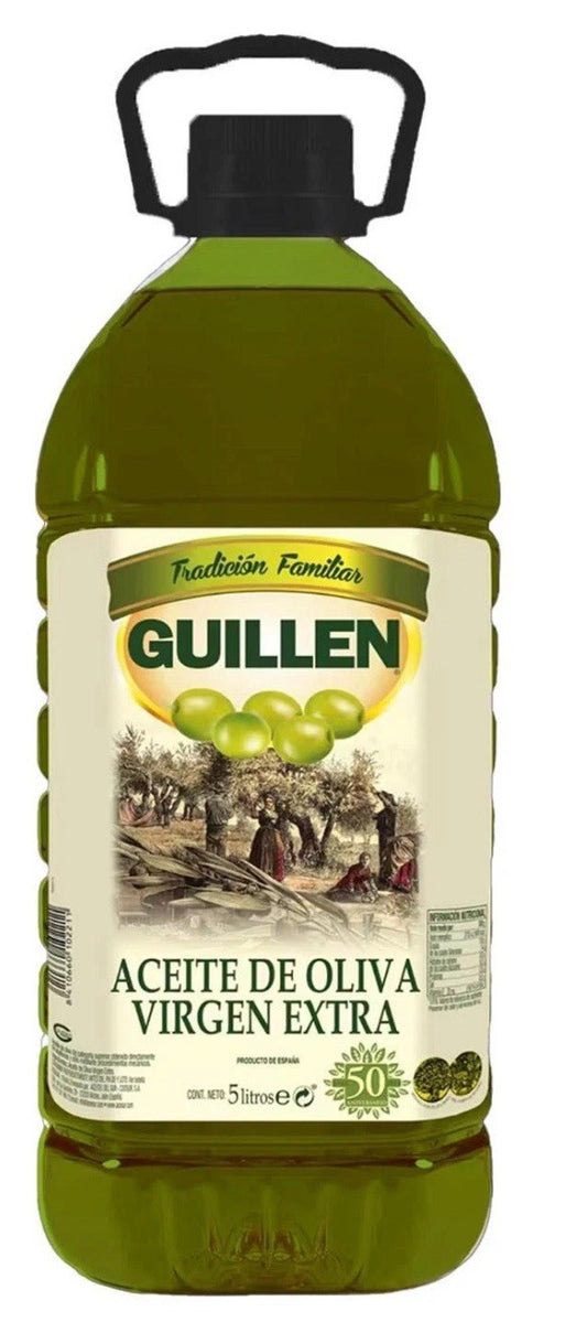 Guillen Extra Virgin Olive Oil Spain Rich Flavour Dressing Superior Category 5L