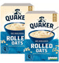 Quaker Rolled Oats Wholegrain Porridge Breakfast Cereal No Sugar Pack 2 x 1.5kg