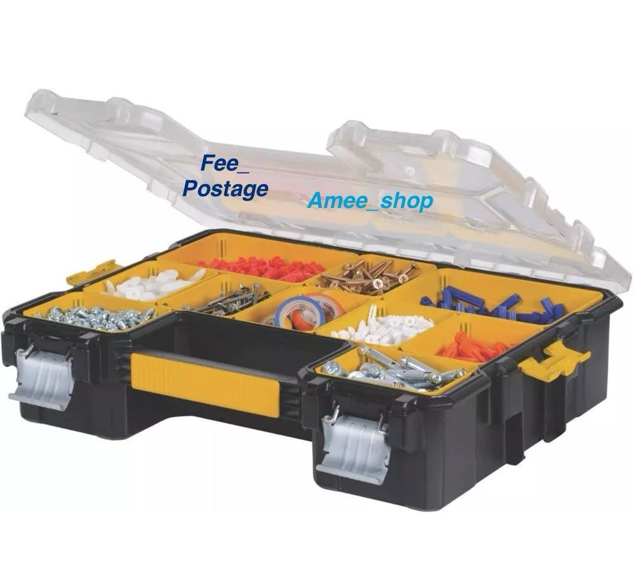 Single DeWalt  Pro Storage Case Organiser  Tool  Screws Nails Depth 11.6 cm