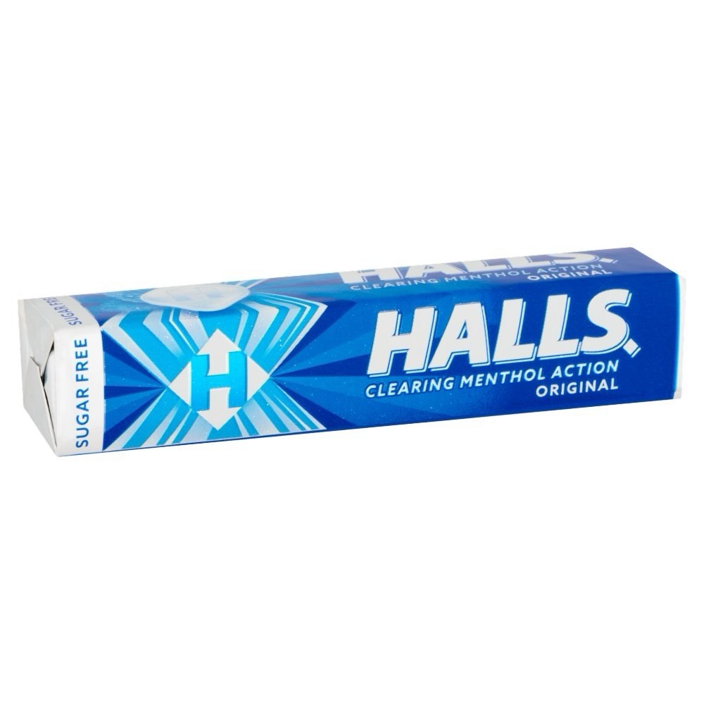 Halls Original Mentho - Lyptus Throat Lozenges Stick {Pack of 20} Sugar Free