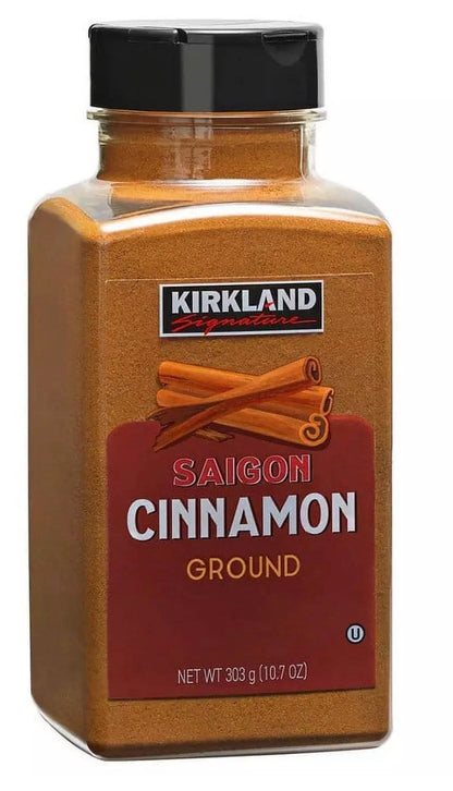 Kirkland Signature Saigon Cinnamon Ground Sweet Spice Seasoning Pack Jar 303g