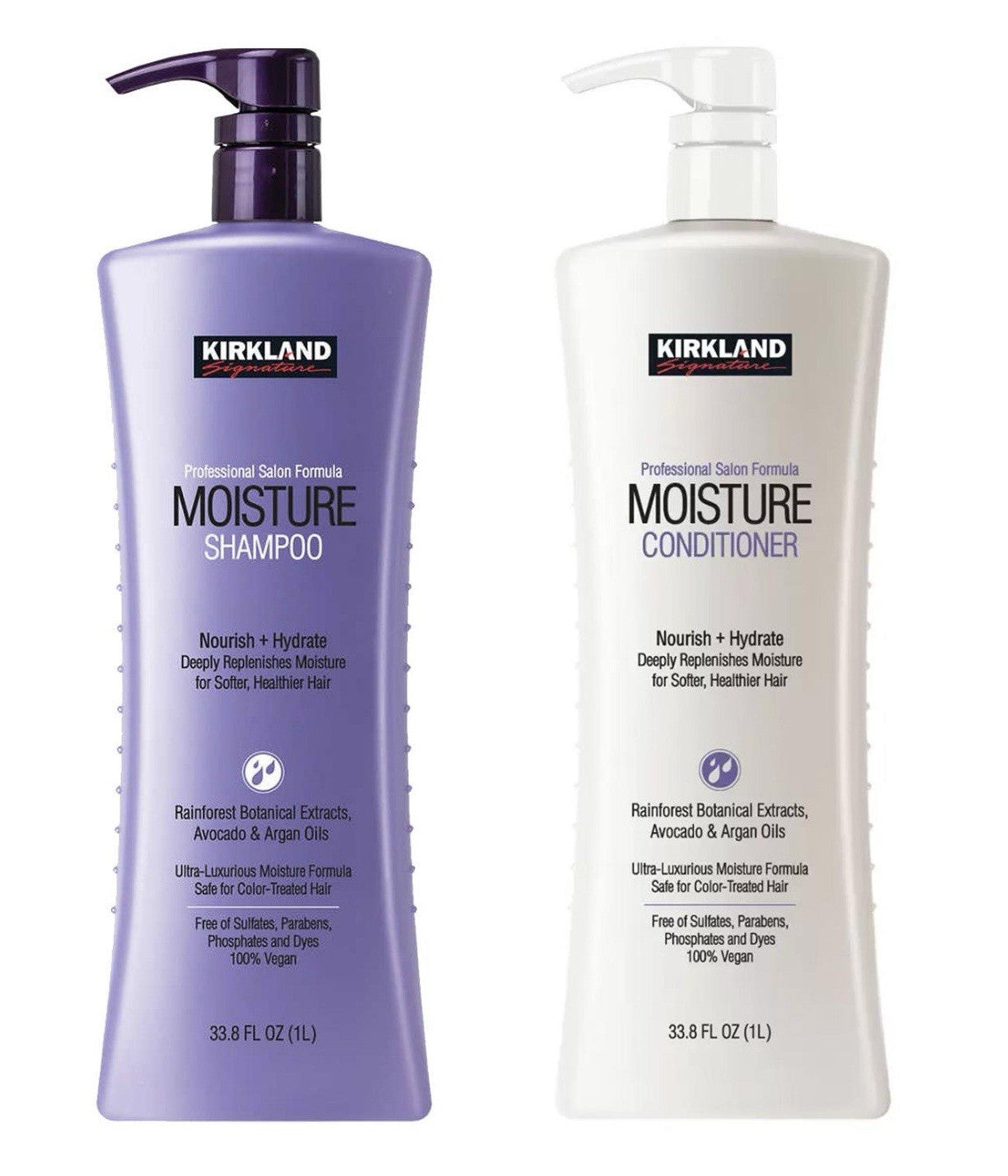 Kirkland Signature Professional Salon Formula Moisture Shampoo Conditioner Pack