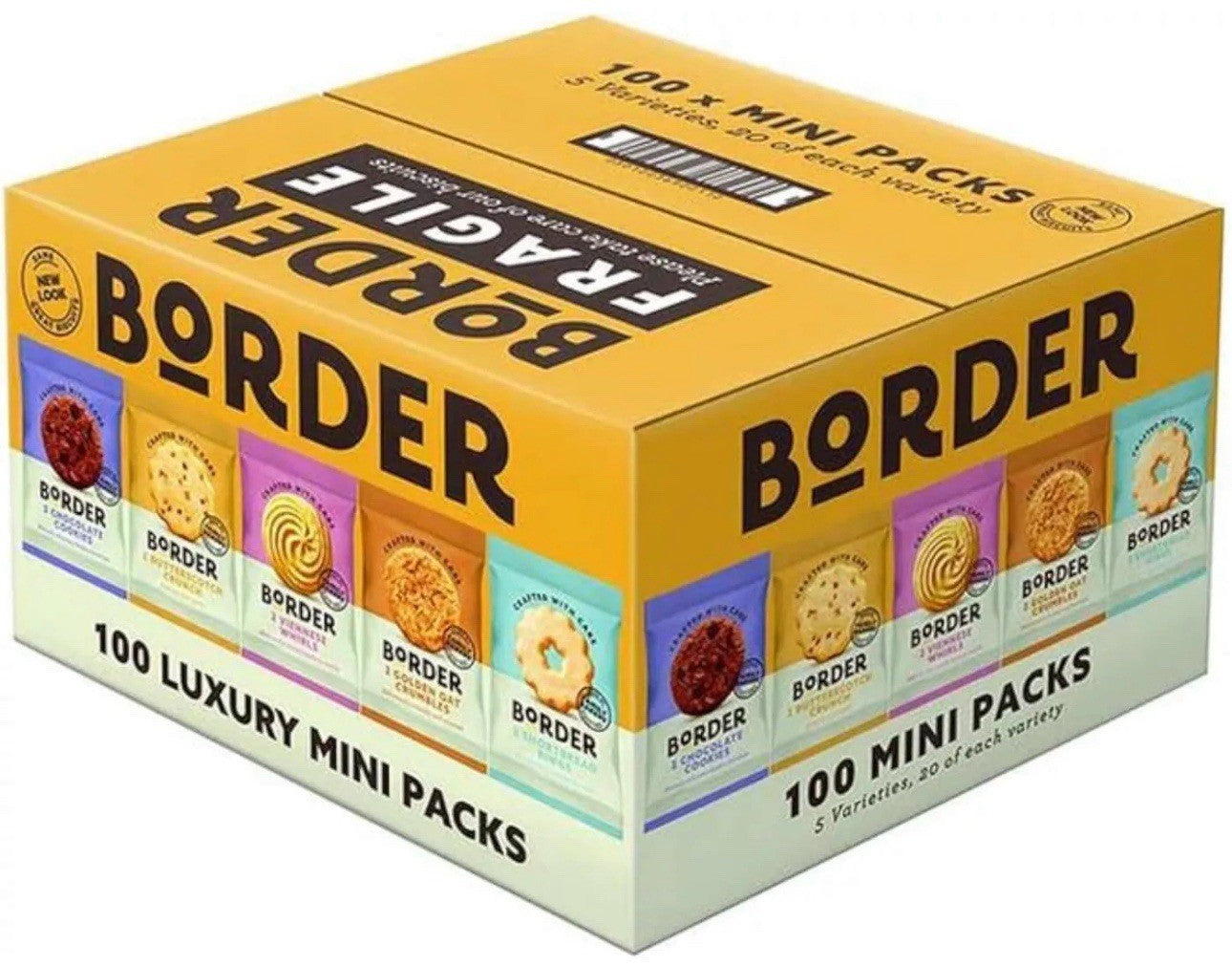 Border Family Biscuits Luxury Mini Packs in 4 Varieties - Pick & Choose