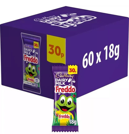 Cadburys Dairy Milk Freddo Box of 60 x 18g Bars - perfect for each other 