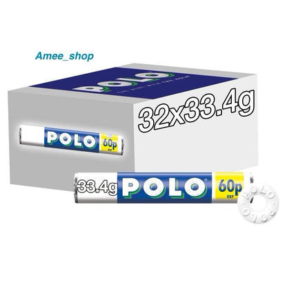 Sugar Free Nestle Polo Mints Box of 32 Rolls Of 34gm Original PMP