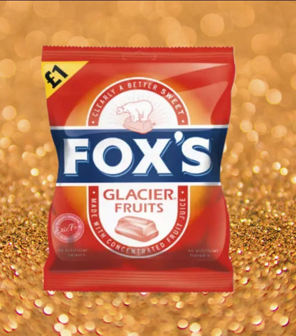 Full Box of 12 Bags Fox's Glacier Fruits Bag 100g £1 PMP REDUCED £11.99