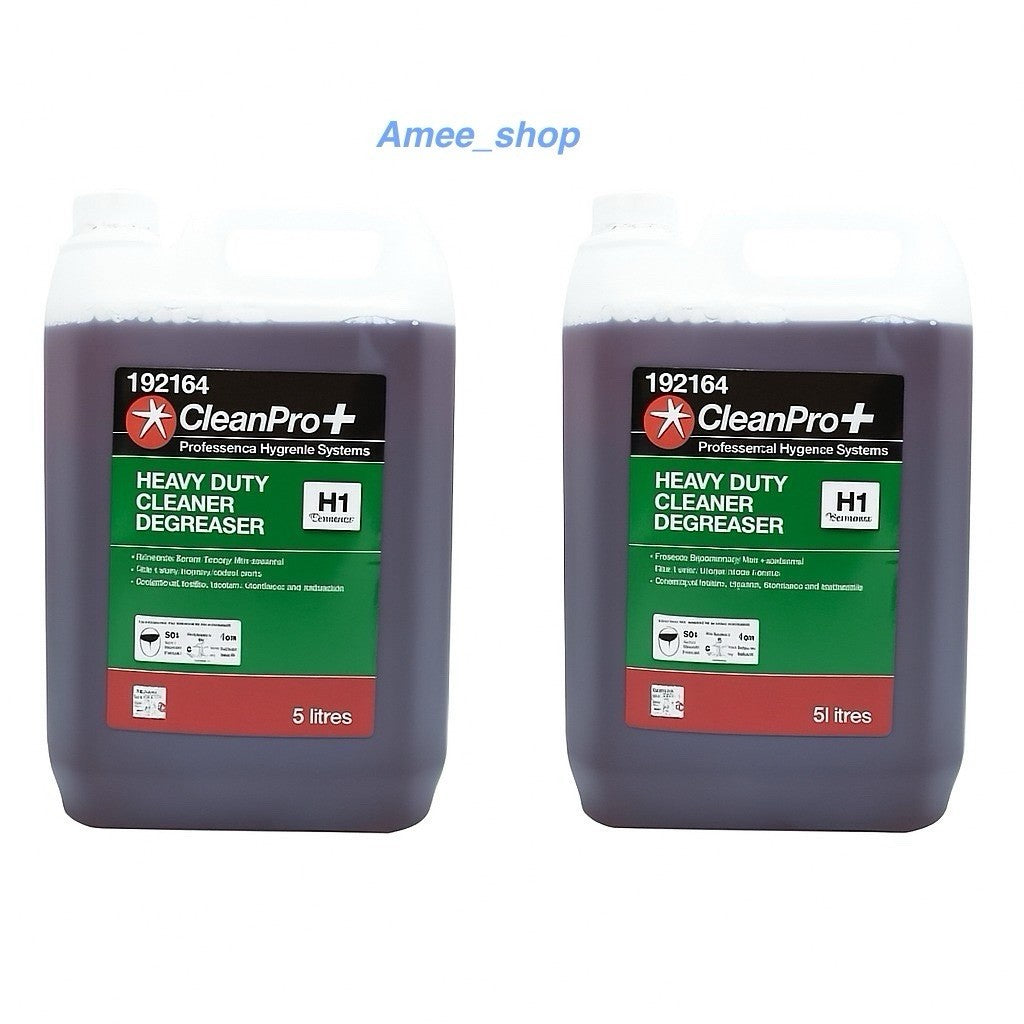 2 x 5L CleanPro+ Heavy Duty Cleaner Degreaser Concentrate 5 Litres H1