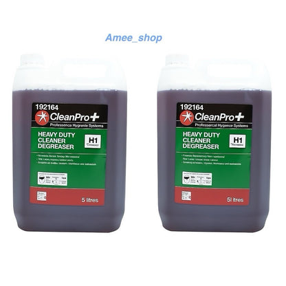 2 x 5L CleanPro+ Heavy Duty Cleaner Degreaser Concentrate 5 Litres H1