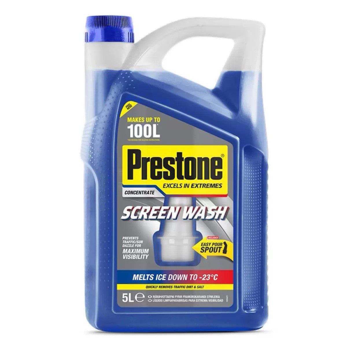 2 x 5L LITRE Prestone Extreme Visibility Concentrate Car Screen Wash 10 Litres