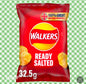 Walkers Ready Salted Crisps Box of 32 x 32.5g Full Box Tracked Delivery!!