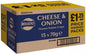 Full Box 18 Packs Walkers Cheese And Onion Crisps £1.25  RRP 70g