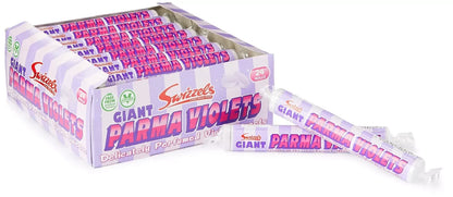 Swizzels Giant Parma Violets Delicately Perfumed violet sweets Rolls (24 x 40g)