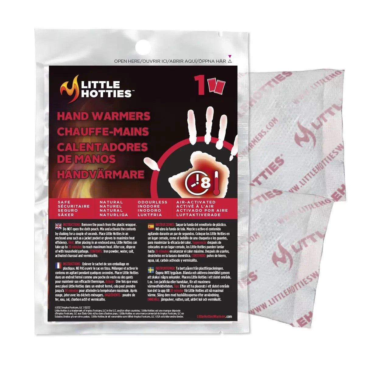 Little Hotties Hand Warmers - 40 Packs, Long-Lasting Heat for Outdoor Activities