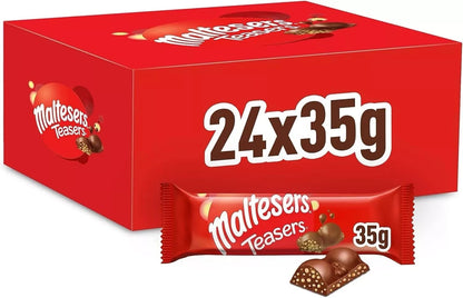 Maltesers Teasers Milk Chocolate & Honeycomb pack of 24 x35 g