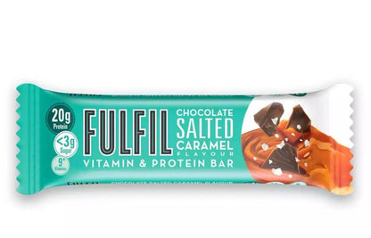 Fulfil Chocolate Salted Caramel Flavour High Protein Snack Bar Pack of 15 x 55g