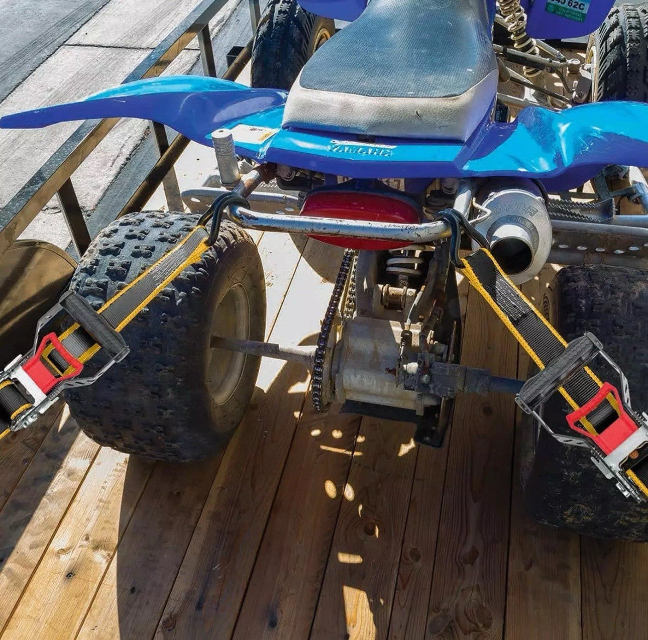 CAT Heavy Duty Ratchet Caterpillar Tie Down Strap Handle 4 Pcs Set 3.8 x 487.6cm