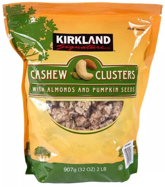 Kirkland Signature Cashew Cluster with Almonds and Pumpkin Seeds Sweet Pack 907g