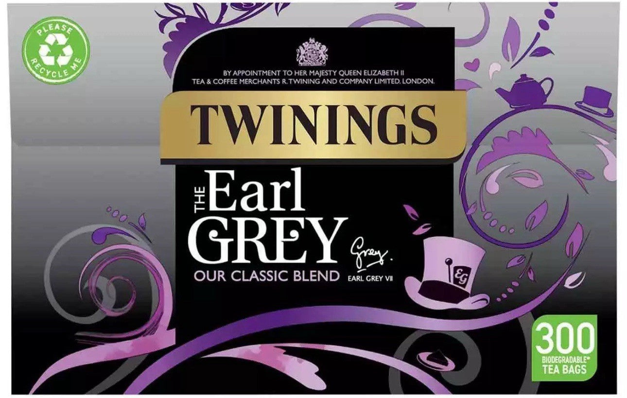 Twinings The Earl Grey Tea Light Refreshing Classic London Blend Pack 300 Bags